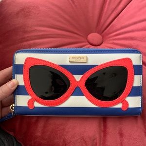 Kate Spade Retro Sunglasses Zip wallet